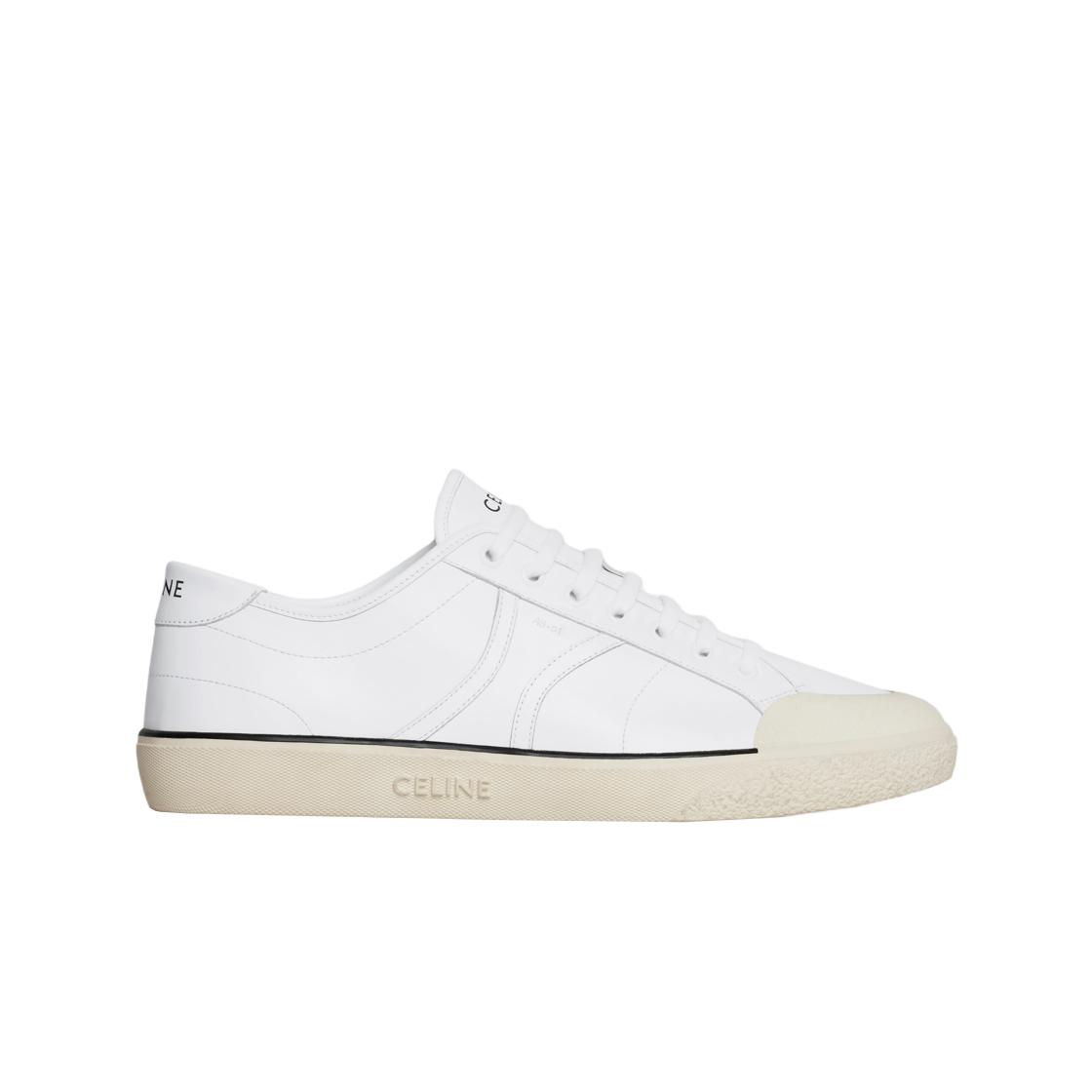 

Celine As-01 Low Lace-up Alan Sneakers In Calfskin Optic White IT 40