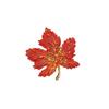 Elegant Micro-Inlaid Zirconia Maple Leaf Luxury Brooch Pin