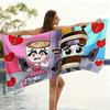 1pc S-Sprunki Cartoon Beach Towel Quick-drying Super Absorbent Suitable for Beach Vacation Pool Summer Funny Gift for Friends