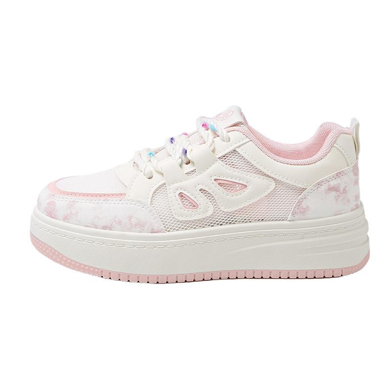 Students summer 22 new breathable mesh shoes niche bread shoes platform sports