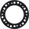 0.5" Steering Wheel Hub Adapter Conversion Spacer, Black Aluminium Alloy 12mm Steering Wheel Hub PCD Adapter Spacer for Momo for Nardi for OMP for