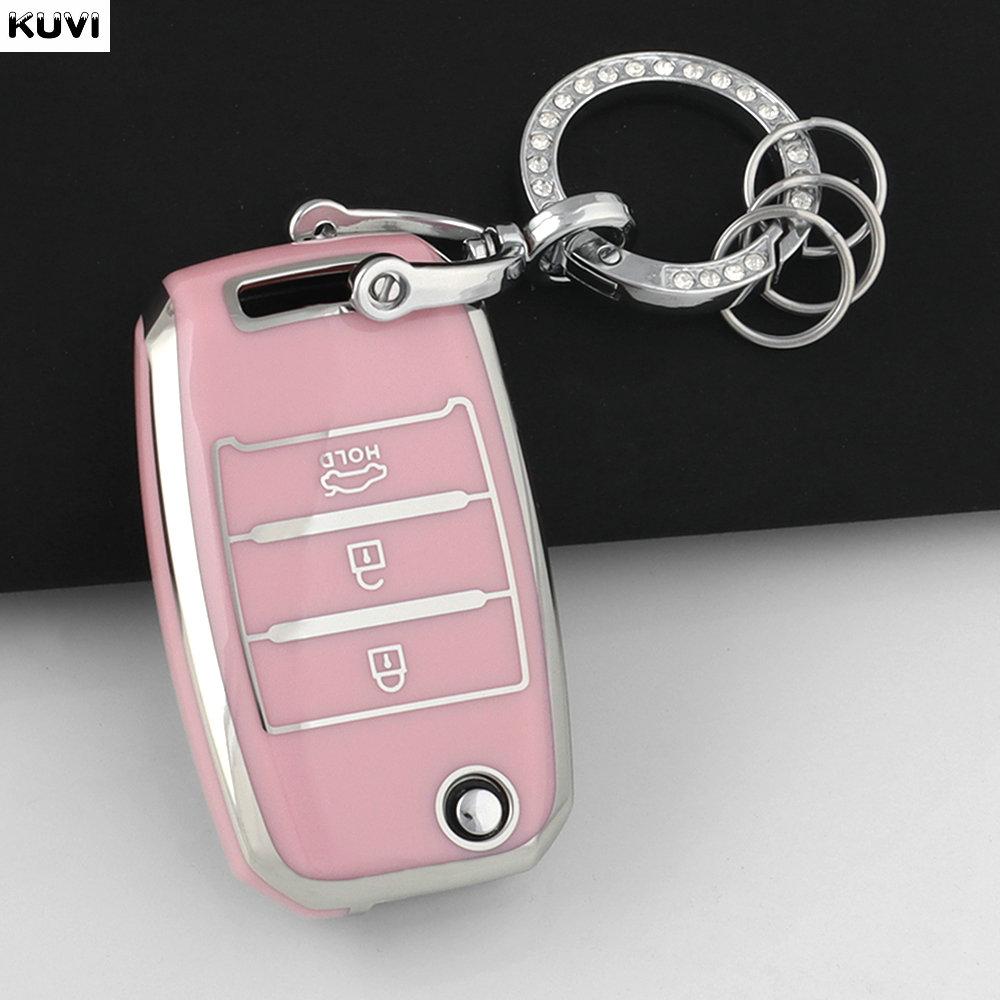 New Tpu Auto Key Fob Cover Case Housing Remote Fit For Kia Rio 3 K2 K3 K4 K5 Sportege Picanto Optima Soul Ceed Sorento Forte Stinger Cerato