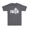 Faith Cross Christian Shirt Faith Distressed Religious Vintage Unisexs Tshirt Tee
