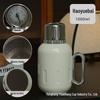 316 Stainless Steel Portable Insulated Teapot with Titanium Plating and Tea-Water Separation, Large Capacity for Stewing