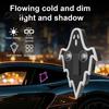 Decorative Lights for SUVs Solar Ghost Car LED Light, USB Wireless Animated Warning Windshield And Auto Atmosphere Lamps Rear Window, 6 Modes Suction