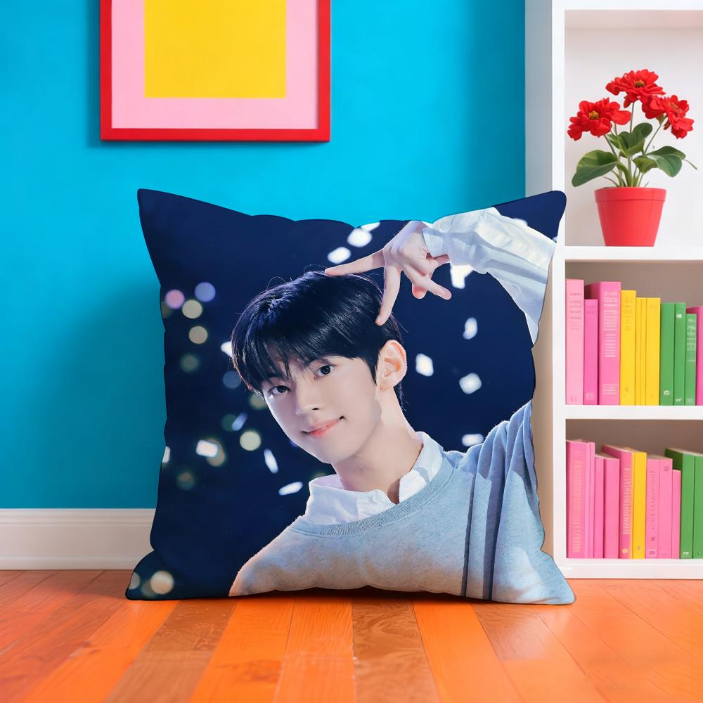 Kim Ddohoon Singer Pillow Case Pillow Case Plush Fabric Soft Double Sided Print Home Sofa High Quality Cushion