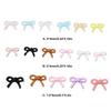 50Pcs Mixed Mini Bow Nail Charms Colorful 3D Resin Bowknot Nail Art Decoration Handcraft Accessories For Diy Manicure Salon