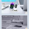 3-in-1 Folding Wireless Charger Suitable For 15W Fast Charging Bracket For iPhone Samsung Mobile Phone