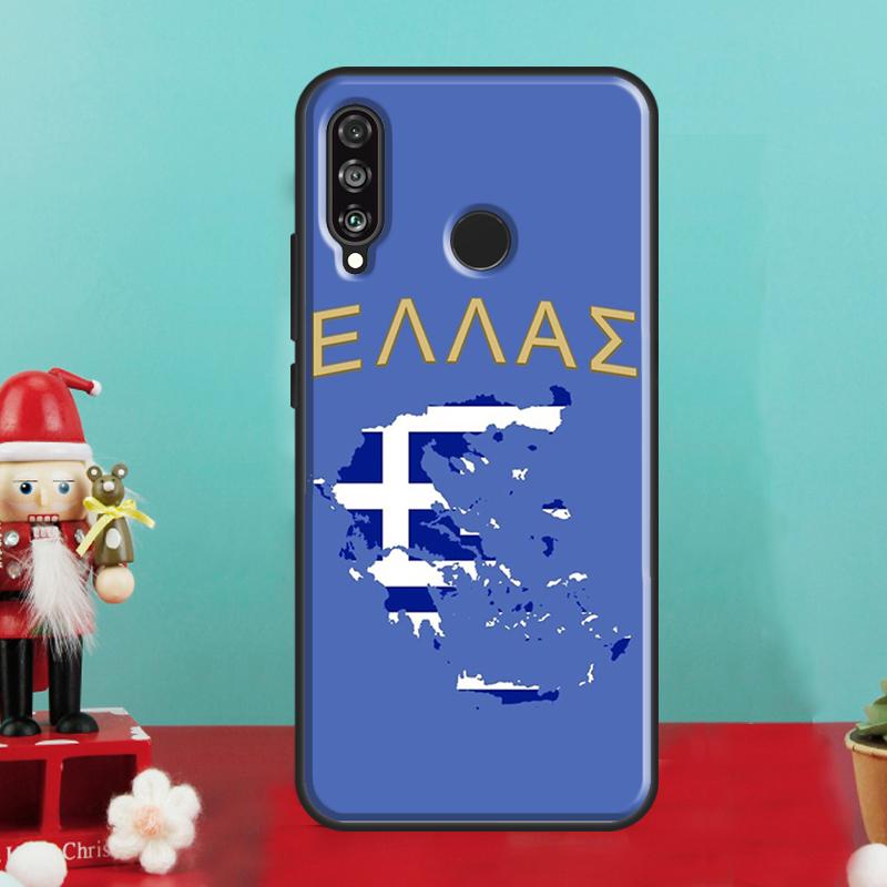 Greece Greek Flag For Huawei Nova 12i 12s 11i 5T Y90 Y70 Y60 Y61 Y91 Y72 9 10 SE P60 Pro P20 P30 P40 Lite Case