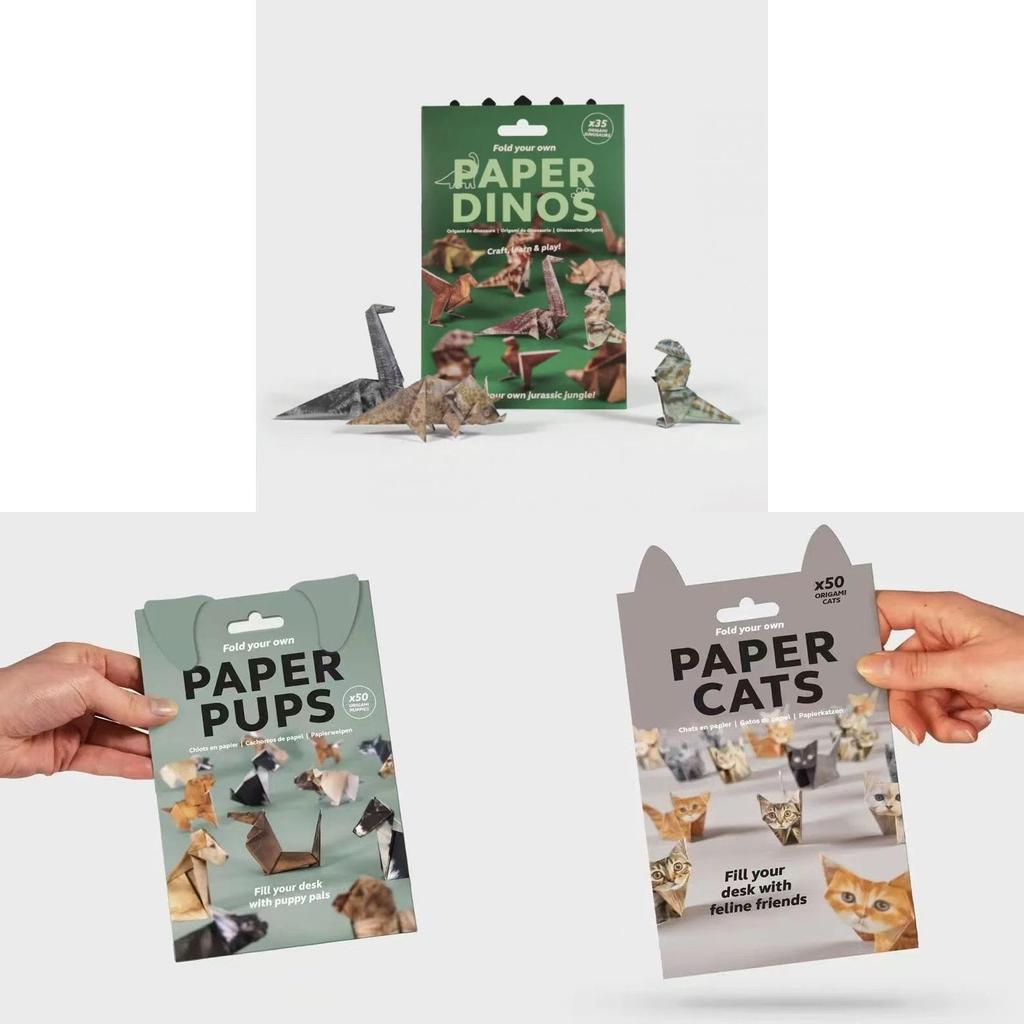 Diy Paper Cats Origami Craft Kit With 50 Sheets For Kids And Adults