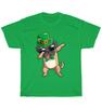 Dabbing Mops St. Patrick's Day Leprechaun Dab Tanz Hund Haustierliebhaber T-Shirt Unisex