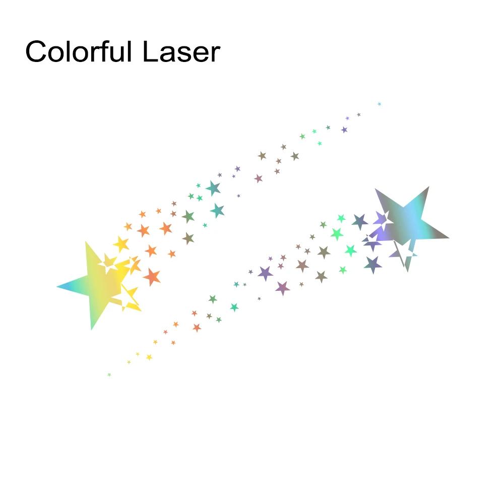 Car Door Side Stickers Star Declas Auto Color Vinyl Film Waterproof Creative Vehicles PVC Stickers Exterior Car Accessories