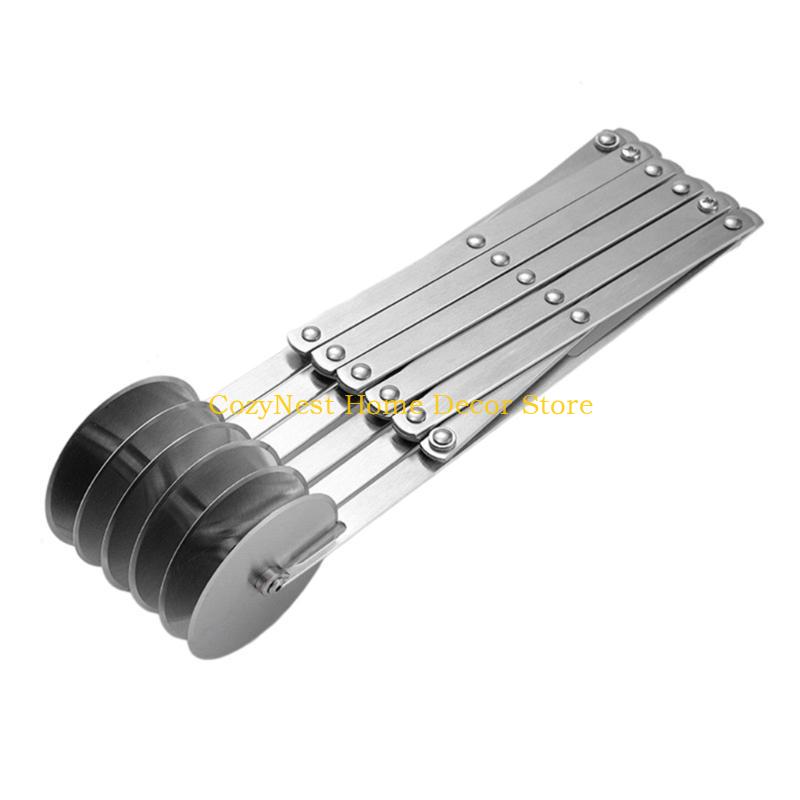 92MF Practical Pizza Wheel Cutter 3/4/5/6/7 Wheel Cutter Stainless Steel Pizza Cutter for Handmade Pizza Lover