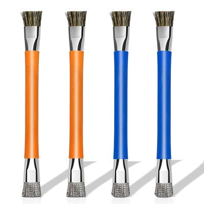 1Pcs Anti-Static Esd Double Headed Brush Hard Brushing Brush Anti-Static Safe Brush For Mobile Motherboard Repair Clean Tools