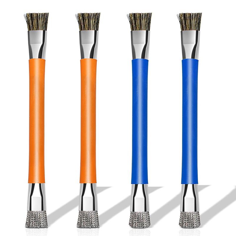 1Pcs ESD Anti-Static Two-Sided Brush, Tough Cleaning Brush for Cell Phone Motherboard Repair and Maintenance