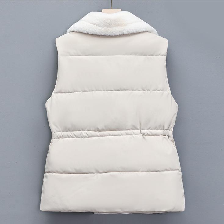 Vest Autumn and Winter Fashion All-match Vest Women's Western Style Outer Wear Large Size Thick Waistcoat Jacket Vest