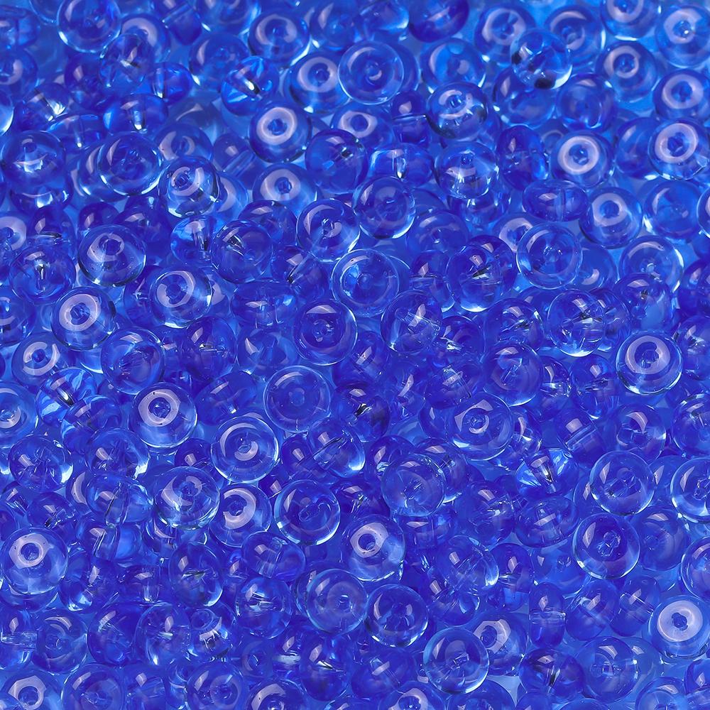 50pcs/Lots Colored Glass Seed Bead Abacus Shape Spacer Loose Beads for DIY Jewelry Making Bracelet Necklace Charms Accessories