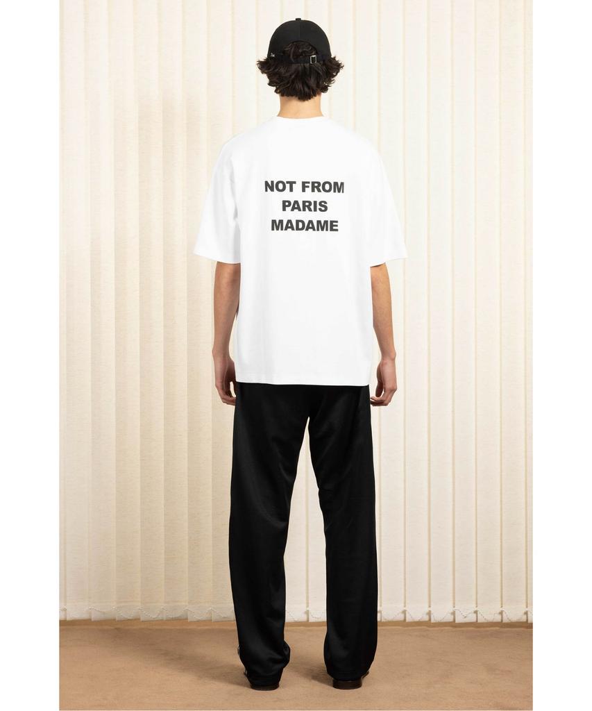 DROLE DE MONSIEUR Slogan T-Shirt D0Tcs26001Whx