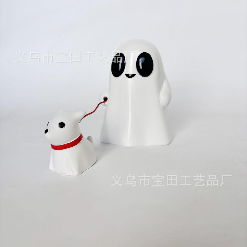 Neue Statue Ornament Niedlicher Geist Hund Blei Zuhause Schreibtisch Büro Party Harz Ornament
