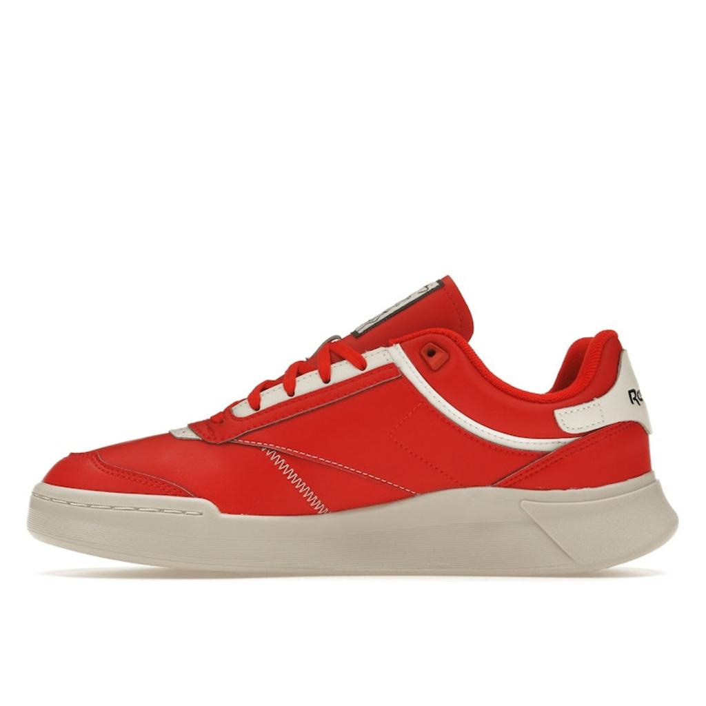 Reebok Keith Haring X Club C Legacy Three-Eyed Smiling Face Unisex Sneakers Red Instinct-Red Chalk GZ1459