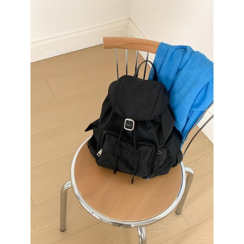 Fashion nylon shoulder bag women's new flip casual school bag niche design backpack