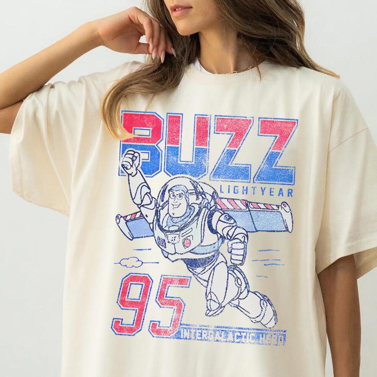 Vintage Buzz Lightyear 1995 Shirt - Toy Story 5 Tshirt,Retro Disneyland Gift,Disney Trip Tshirt,Buzz Tshirt XL