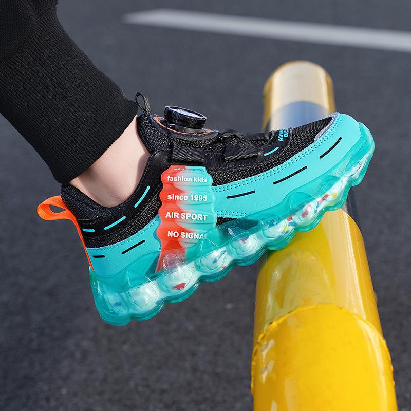Middle and Large Children's Shoes Spring and Summer Sports 2025 Children and Girls Sports Shoes Classmates Foreign Trade Girls Face New Hollow