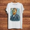 Van Gogh Thought Brain Door Funny Anime TShirt Unisex Short Sleeve Breathable T Shirt Homme Unisex Streetwear Tee