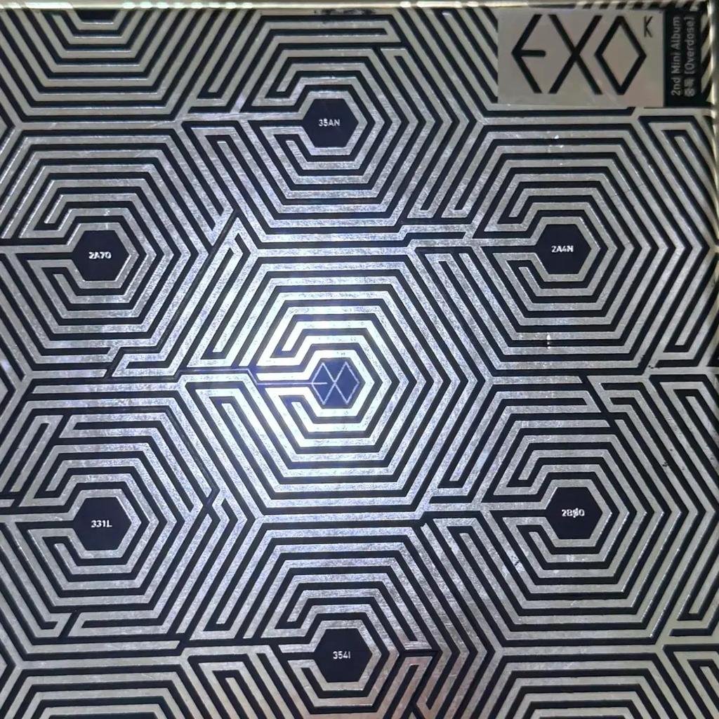 EXO Overdose Autogramm-Album Baek Hyun-po