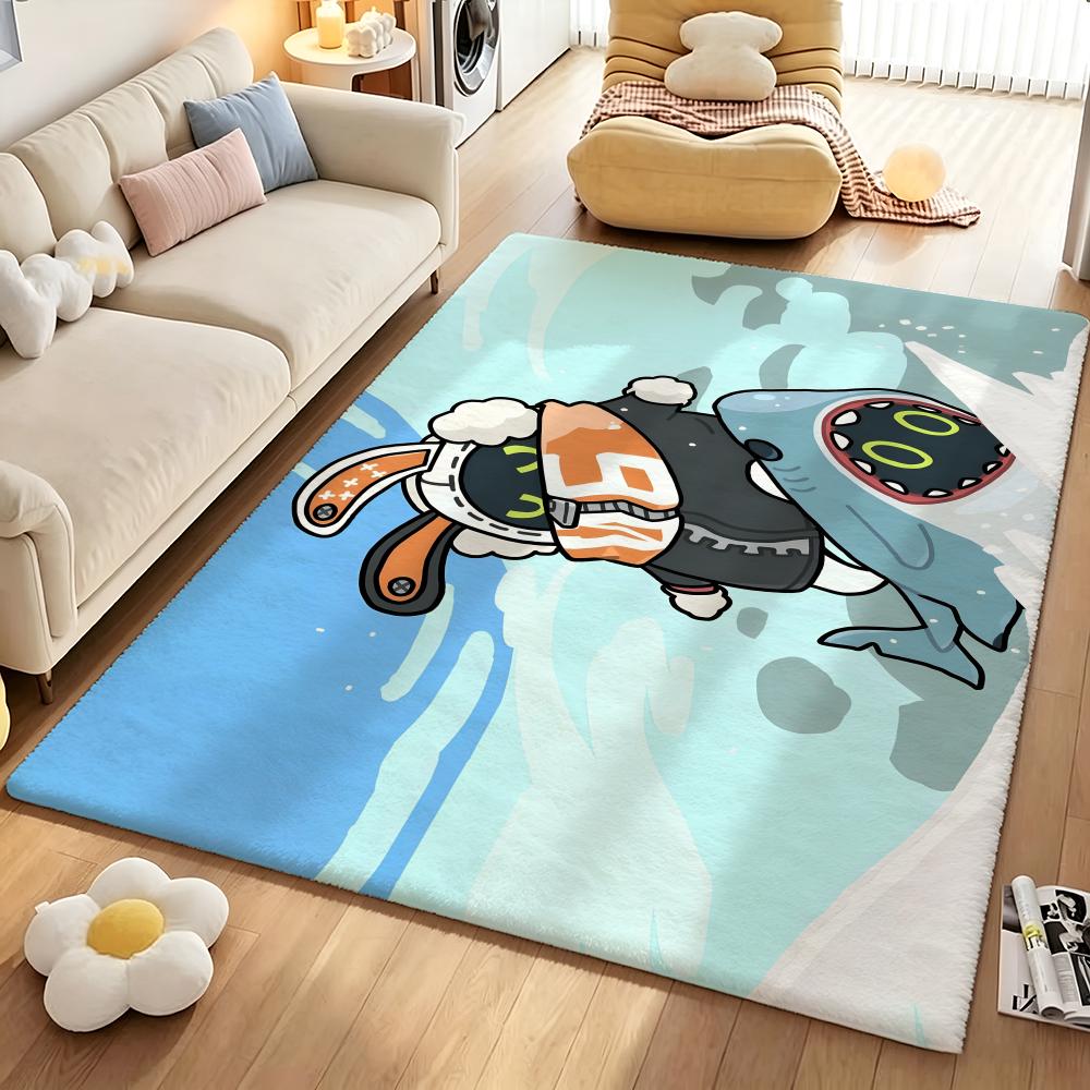Character B-Bumbumz Floor Mat Soft Cartoon Flannel Non-Slip Kids Play Mat & Entrance Door Mat for Bathroom Bedroom