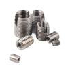 AUNMAS 50Pcs Threaded Inserts, M3 M4 M5 M6 M8 M10 Stainless Steel Self Tapping Thread Insert Screws with Storage Case Thread Reinforce Repair Tool