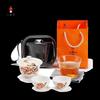 BaFangLi Auspicious Ceramic Travel Tea Set