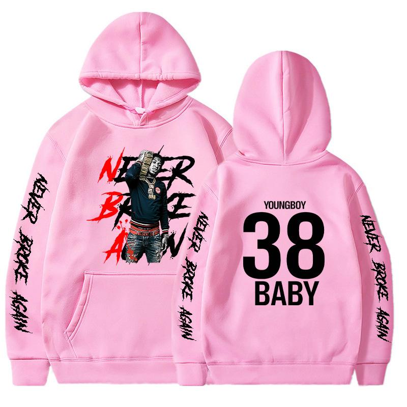 

Never Broke Again Hoodies Men Fashion YoungBoy Spring Hoodie Vintage Unisex Pullover Hoody Tops Oversize Streetwear Clothing M