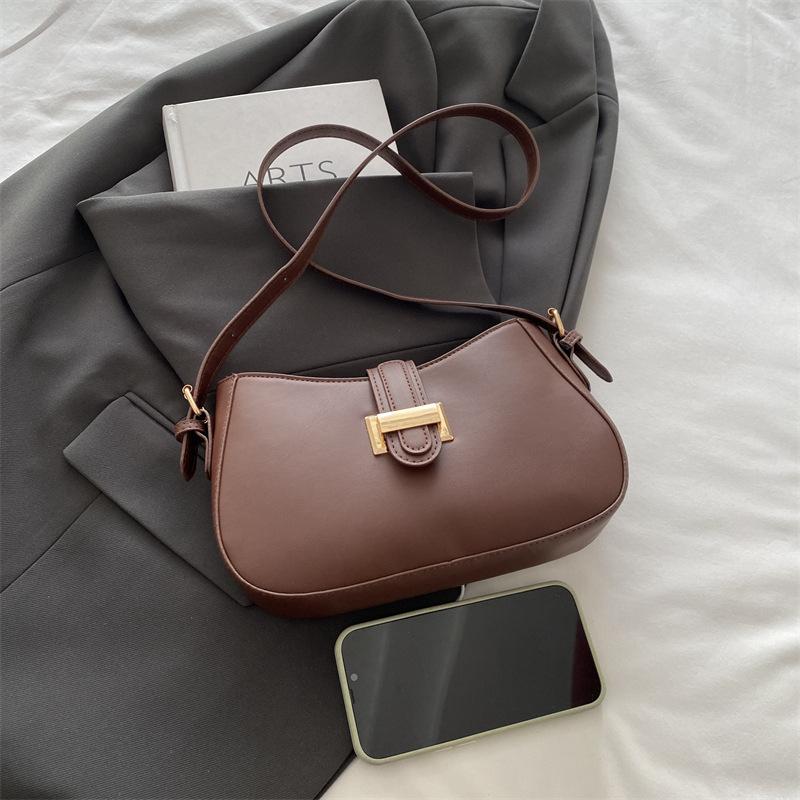 French Niche Fashion Retro Underarm Bag Women's 2025 New Trendy Baguette Bag Handbag Medieval Shoulder Bag Trendy