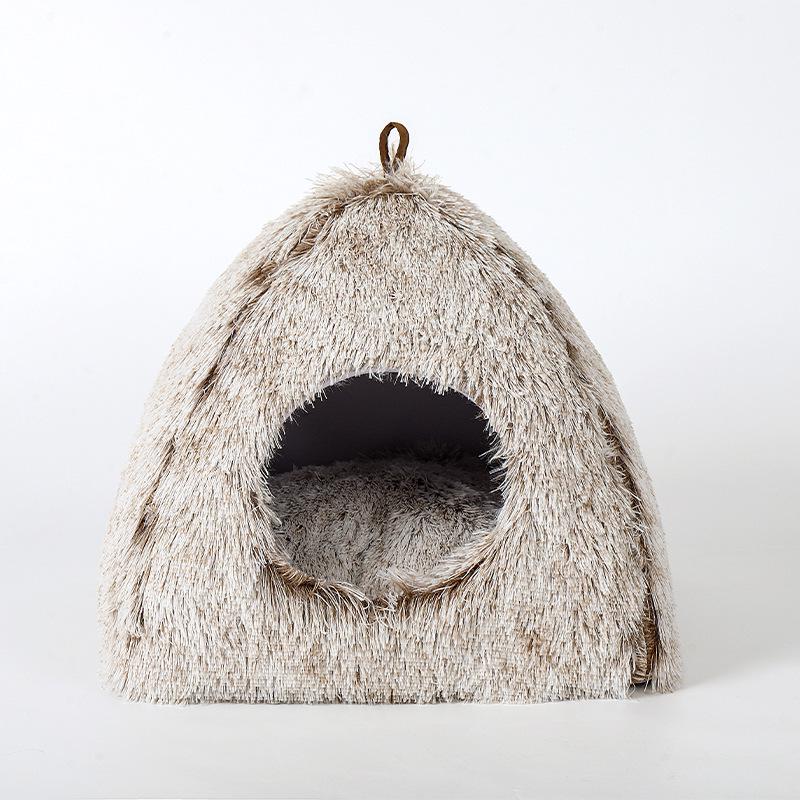 Cozy Pet Bed: Enclosed Tent for Cats, Dogs, Hamsters, Guinea Pigs, Rabbits & Small Pets