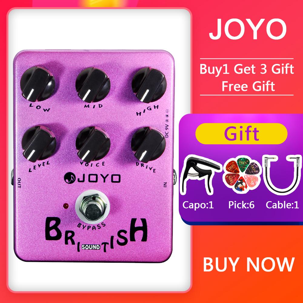 JOYO JF-16 BRITISH SOUND Overdrive Педаль для гитары Обеспечивает теплоту и гармоничные перегруженные звуки Классические педали симуляции усилителей