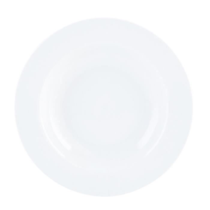 Assiette Creuse Quid Basic Blanc Céramique Ø 21,5 Cm (12 Unités)