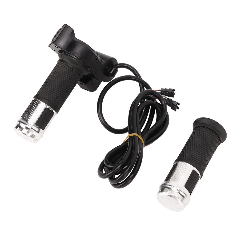 2 ks plynové rukojeti pro elektrokolo, rukojeť pro ovládání rychlosti, s 4 světly, 3rychlostní spínač, příslušenství pro přestavbu kola