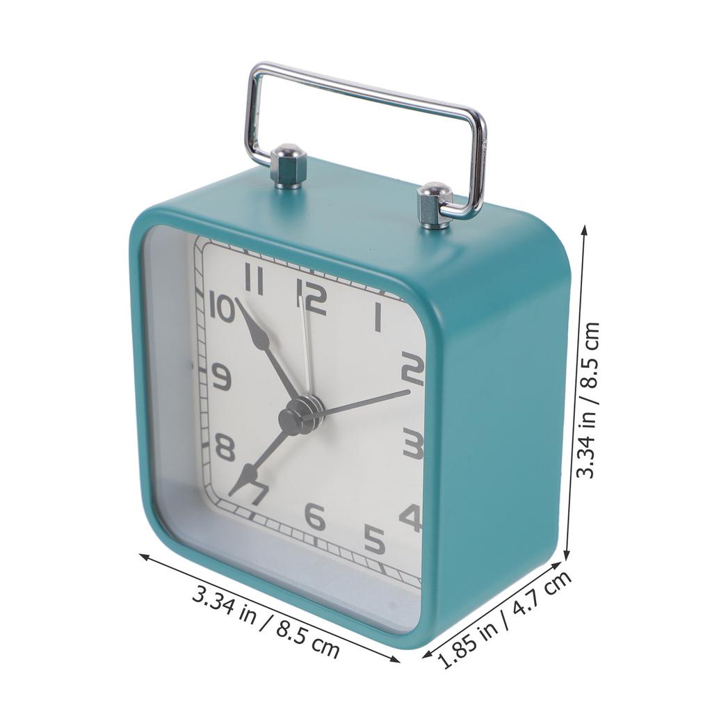 Premium Silent Desktop Alarm Clock Operated for Bedroom Family Home Decorative Table Clock Modern Chic Design