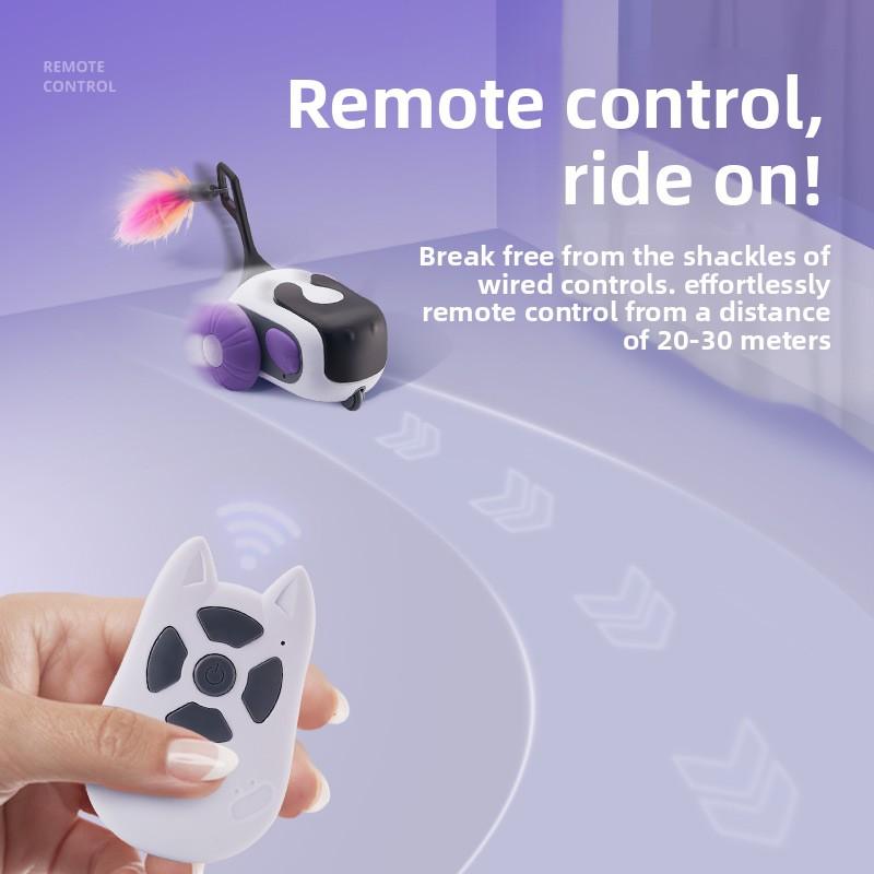 Intelligent Cat Teaser Remote Control Car Electric Kitten Toys Pet Supplies