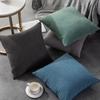 Quilted Velvet Pillowcase Throw Pillow Covers Home Decor Simple Sofa Cushion Cover Decor