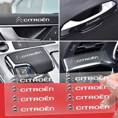 Car Interior Random Stickers Car Steering Wheel Decals Emblem Styling For C1 C2 C3 C4 C5 C6 C8 C4L DS3 DS4 DS5 LS DS6 Picasso
