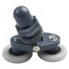 4x Twin Bathroom Shower Door Rollers Sliders Noise Free and Low Noise Sliding