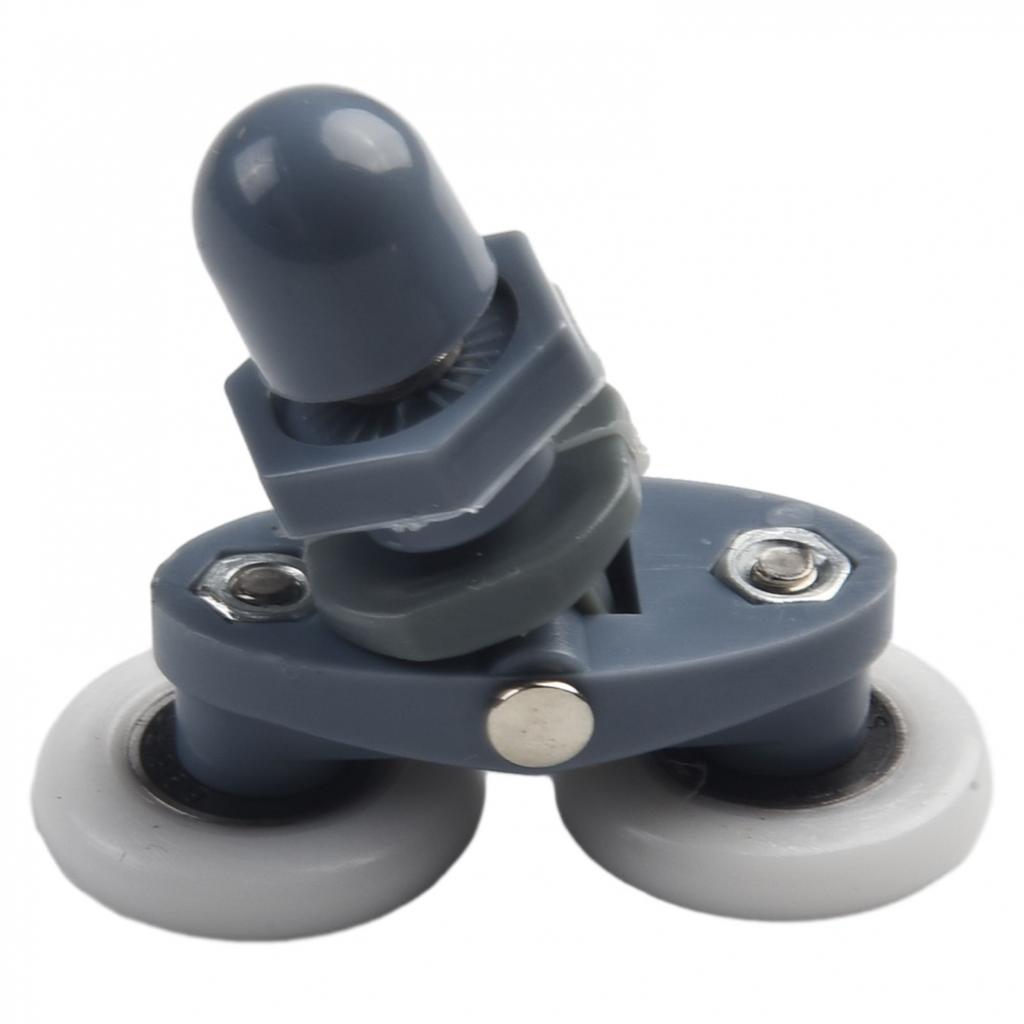 4x Twin Bathroom Shower Door Rollers Sliders Noise Free and Low Noise Sliding