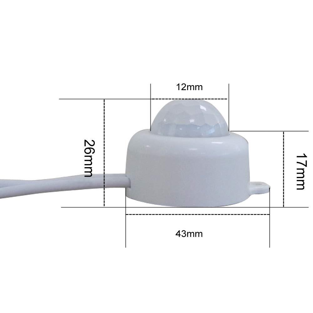 Abs Infrared Human Body Sensing Switch Copper Cabinet Sensing Automatic Switch  Worker