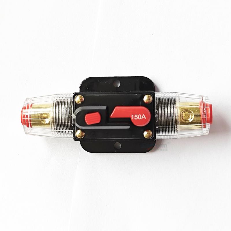 Circuit Breaker 20A 30A 40A 50A 60A 80A 100A 125A 150A 12V 24V DC Car Truck Audio Resettable Fuse Circuit Breaker Car Breaker