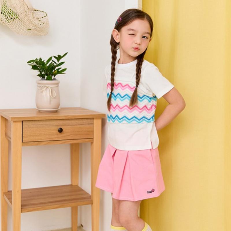 [lilypuri] Faux Wrinkle Culottes Pants  Pink 