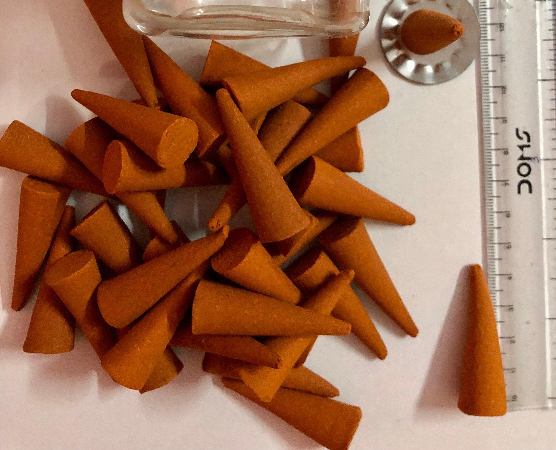 110 Gms 1.6 Indian GUGAL GUGGUL Fragrance DHOOP Incense Cones Meditation, Puja, Yoga, Aromatherapy, traditionally handmade Free Ship Pack of 1