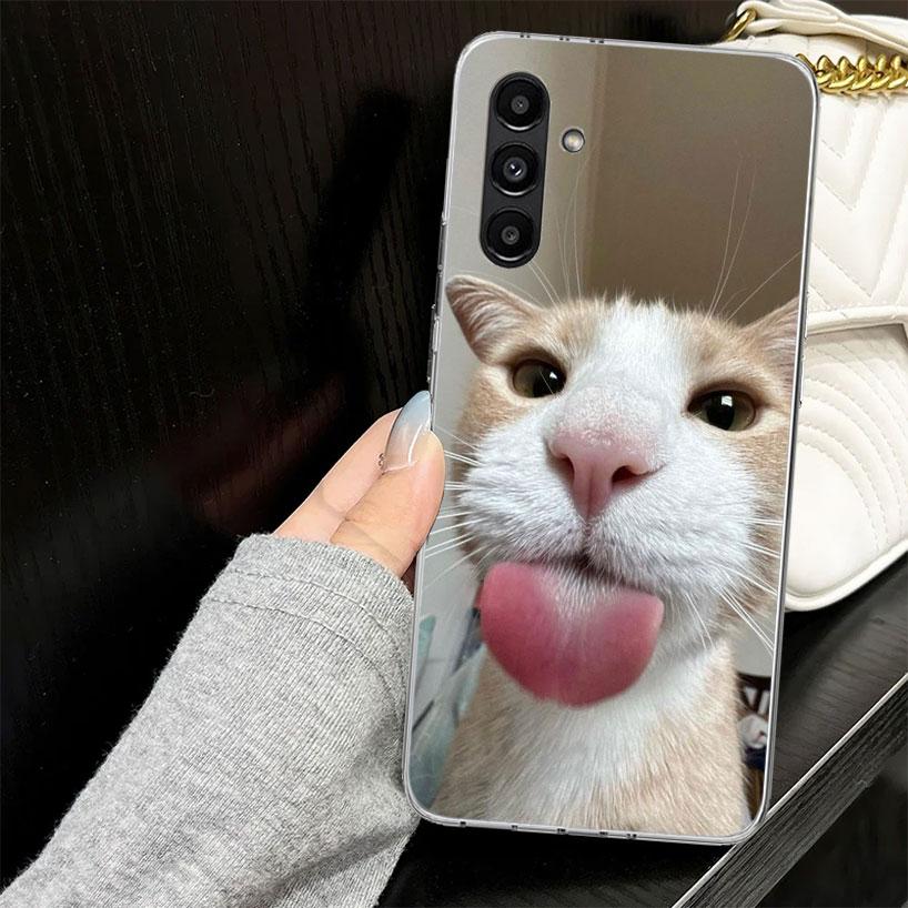 

Pet Cat Funny Memes Case for Samsung A17 A16 A56 A36 A26 A15 A55 A35 A25 A14 A54 A34 A24 Phone Cover A13 A53 A33 A23 A05S A04S Samsung A03