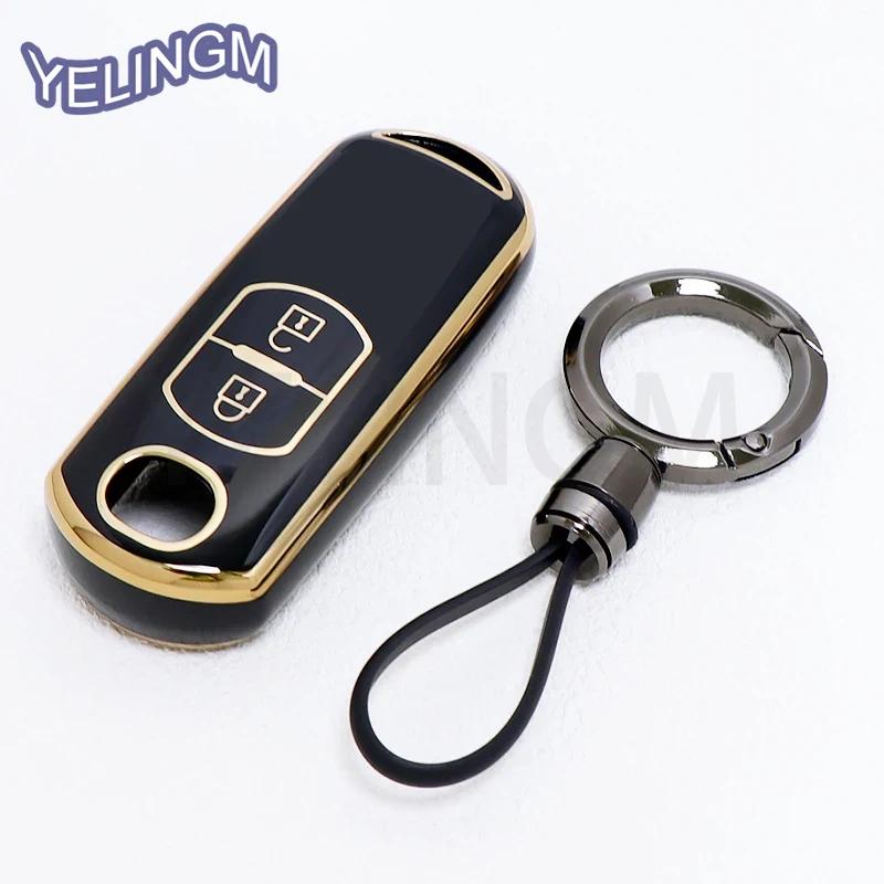 New Tpu Car Key Case For Mazda 2 3 6 Atenza Axela Demio Cx-5 Cx5 Cx-3 Cx7 Cx-9 2 Button Key Cover